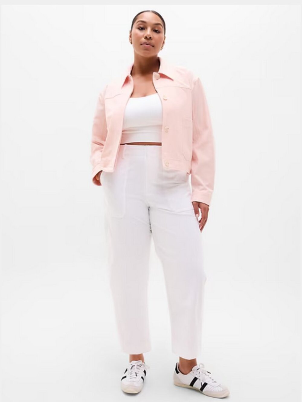 Athleta Chore Light Pink Utility Jacket